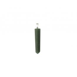Colgante Punta Facetada Cuarzo Verde 3.5cm